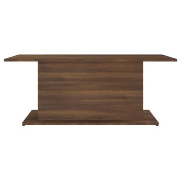 Brown Oak Coffee Table - Stylish & Functional | Hipo Market