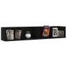 CD Wall Shelf Black 100x18x18 cm - Stylish Storage Solution