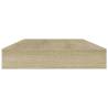 Bookshelf Boards 4 pcs Sonoma Oak - Stylish Storage Solution