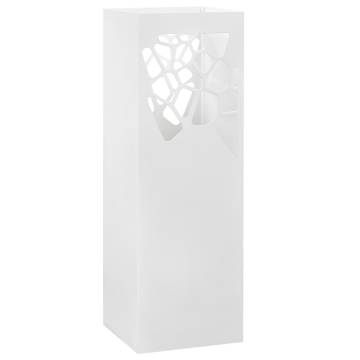 Modern White Umbrella Stand | Durable Stones Steel Design