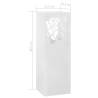 Modern White Umbrella Stand | Durable Stones Steel Design