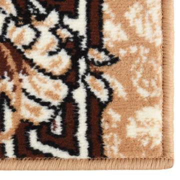 Runner Rug BCF Beige 100x200 cm - Elegant & Durable