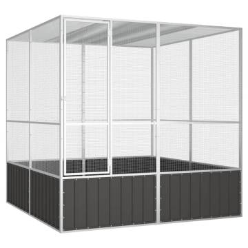 Bird Cage Anthracite - Spacious & Durable | HipoMarket