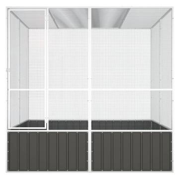 Bird Cage Anthracite - Spacious & Durable | HipoMarket