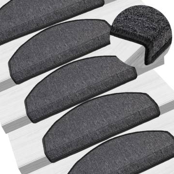 Buy 10 pcs Anthracite Stair Mats - 65x24x4 cm | HipoMarket