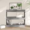 Book Cabinet/Room Divider Grey Sonoma 80x30x72 cm Colour grey sonoma Quantity in Package 1 