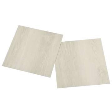 Self-Adhesive PVC Flooring Planks - 55 pcs Beige | HipoMarket