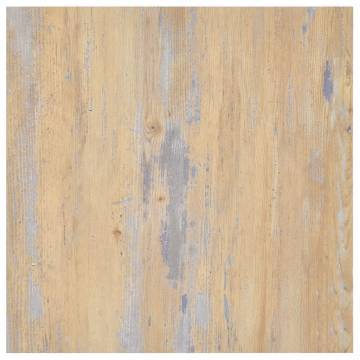 Self-Adhesive Flooring Planks - Durable Brown PVC Set