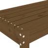 Garden Bench Honey Brown 80x38 cm - Solid Pine Wood