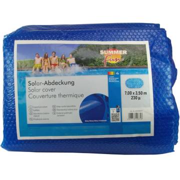 Summer Fun Solar Pool Cover 700x350 cm - Durable & Blue