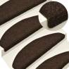 Self-adhesive Stair Mats 5 pcs Brown 65x21x4 cm Needle Punch Colour brown Size 65 x 21 x 4 cm Quantity in Package 5 