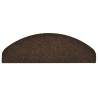 Self-Adhesive Stair Mats - 5 pcs Brown | Hipomarket UK