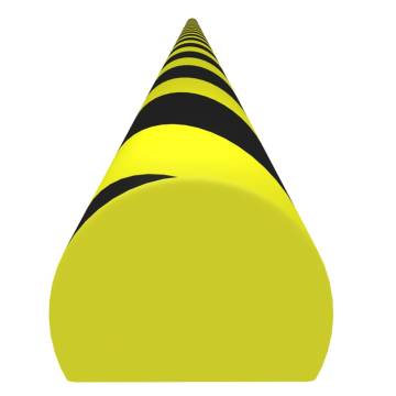 Corner Protector Yellow & Black 4x3x100 cm PU - Safe & Durable