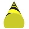 Corner Protector Yellow & Black 4x3x100 cm PU - Safe & Durable