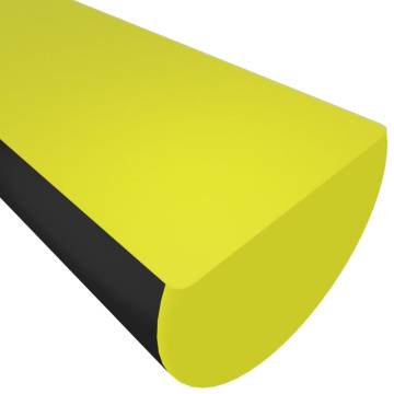 Corner Protector Yellow & Black 4x3x100 cm PU - Safe & Durable