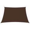 Sunshade Sail Oxford Fabric Square 4.5x4.5m Brown - Hipomarket