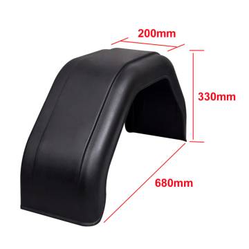 2x Mudguard for Trailer Wheels - High-Quality Protection