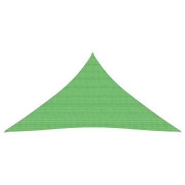 Light Green Sunshade Sail 3x4x4 m HDPE - Ideal Outdoor Shelter