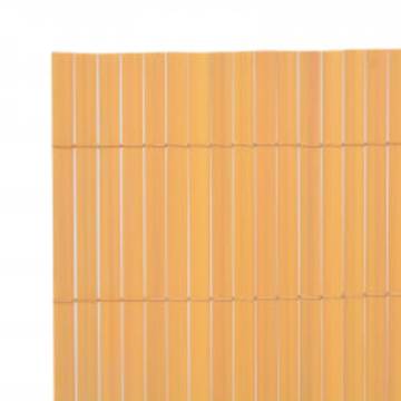 Double-Sided Garden Fence 110x400 cm - Yellow | Hipo Market