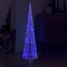 Acrylic Decorative Pyramid LED Light Cone Blue 120 cm Colour blue Size 120 cm Quantity in Package 1 Number of LEDs 