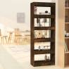 Book Cabinet/Room Divider Smoked Oak 60x30x166 cm Engineered Wood Colour smoked oak Quantity in Package 1 