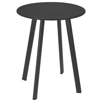 ProGarden End Table 40x49 cm - Matt Dark Grey Elegance