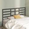 Grey Wooden Bed Headboard - Pine | Stylish Design | Hipomarket