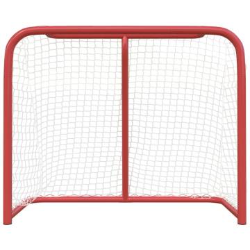 Hockey Goal Red & White 183x71x122 cm - Durable & Sturdy