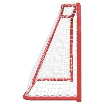 Hockey Goal Red & White 183x71x122 cm - Durable & Sturdy