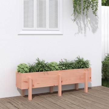 Garden Raised Bed 121x30x38 cm Solid Wood Douglas | HipoMarket