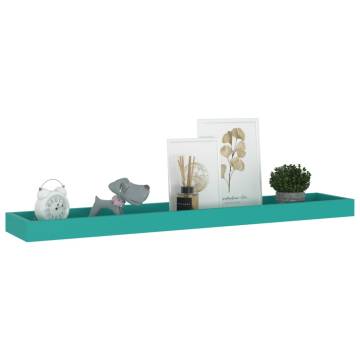 Loggia Wall Shelves Set - Stylish Blue MDF Shelves for Home