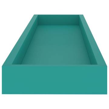 Loggia Wall Shelves Set - Stylish Blue MDF Shelves for Home