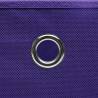 Purple Fabric Storage Boxes - 4 pcs, 32x32x32 cm