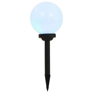 Outdoor Solar Lamps - 3 pcs LED Spherical RGB 20 cm