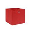 Stylish Red Storage Boxes 4 Pcs - Non-woven Fabric 28x28 cm