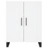 Stylish Highboard White 69.5x34x180 cm | Durable Engineered Wood