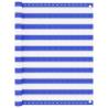 Balcony Screen Blue and White 120x400 cm HDPE Colour blue and white Size 120 x 400 cm Quantity in Package 1 