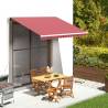 Burgundy Red Replacement Awning Fabric 3.5x2.5m - Durable Shade