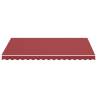 Burgundy Red Replacement Awning Fabric 3.5x2.5m - Durable Shade