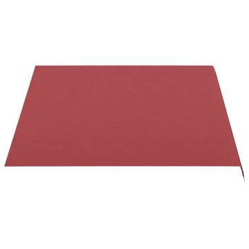 Burgundy Red Replacement Awning Fabric 3.5x2.5m - Durable Shade