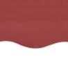 Burgundy Red Replacement Awning Fabric 3.5x2.5m - Durable Shade