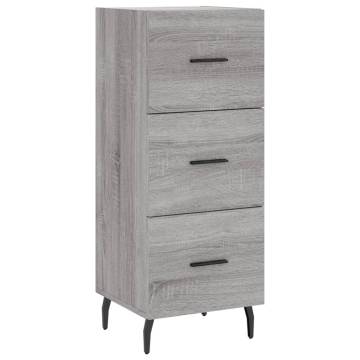 Grey Sonoma Sideboard - Modern Engineered Wood Storage