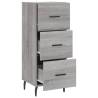 Grey Sonoma Sideboard - Modern Engineered Wood Storage