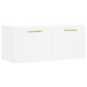 Wall Cabinet White 80x36.5x35 cm - Stylish Storage Solution