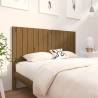 Bed Headboard Honey Brown 145.5x4x100 cm Solid Wood Pine Colour honey brown Size 145.5 x 100 cm Quantity in Package 1 