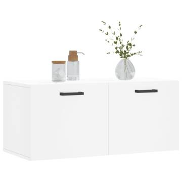 Wall Cabinet White 80x36.5x35 cm – Stylish & Practical Storage