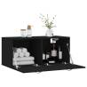 Wall Cabinet Black 80x36.5x35 cm - Stylish & Practical Storage