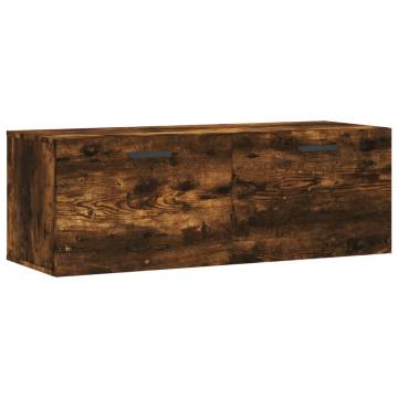 Wall Cabinet Smoked Oak 100x36.5 cm | Stylish Storage Solution