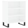 Stylish High Gloss White Sideboard - 57x35x70 cm