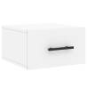 Wall-mounted Bedside Cabinet White - Stylish Storage Solution